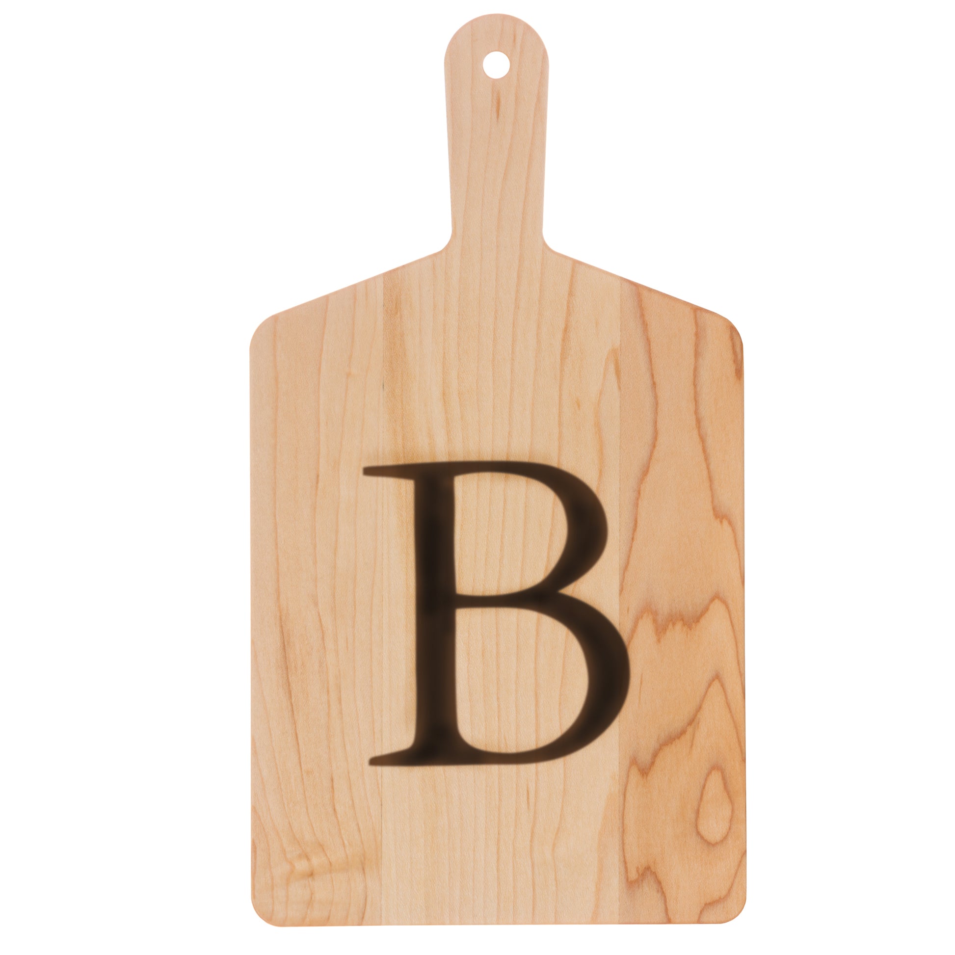 Monogrammed Maple Cheese Board Gift Pack