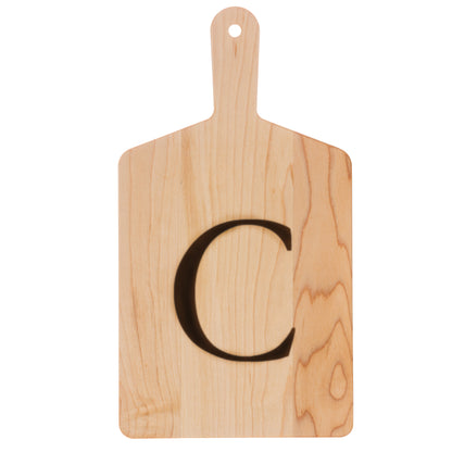 Monogrammed Maple Cheese Board Gift Pack