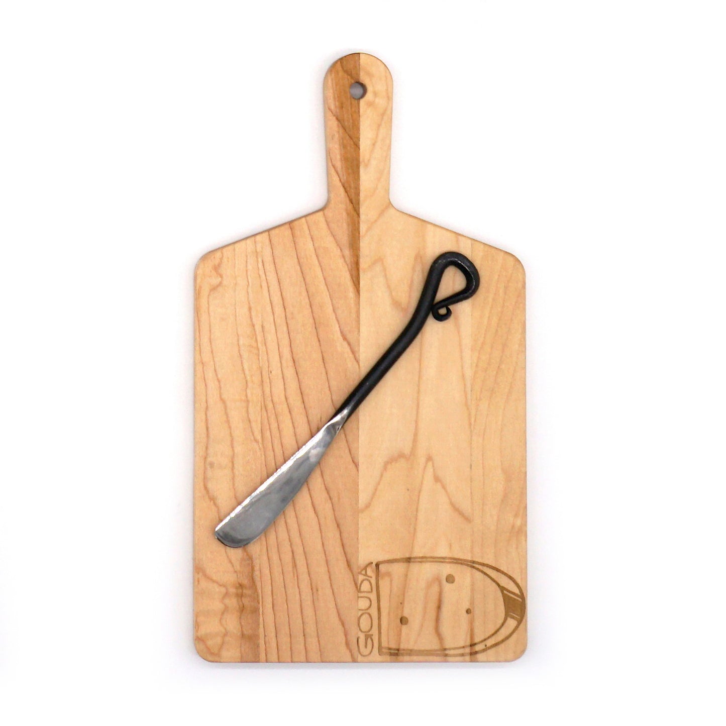 Maple Rectangle Handled Serving Board Gift Pack