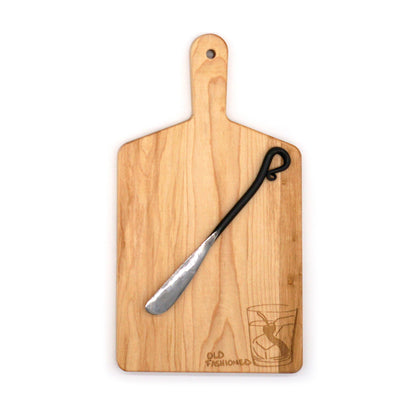 Cocktails Maple Rectangle Handled Serving Board Gift Pack-11" x 6"