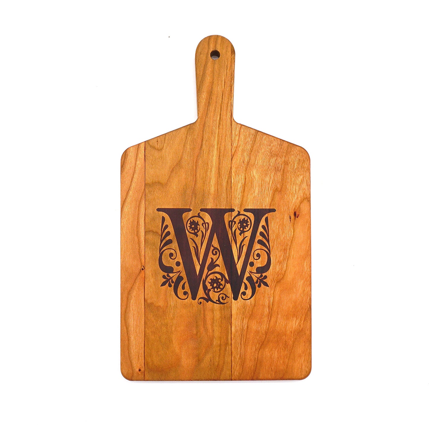 Monogrammed Cherry Cheese Board