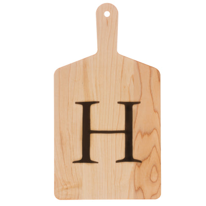 Monogrammed Maple Cheese Board Gift Pack