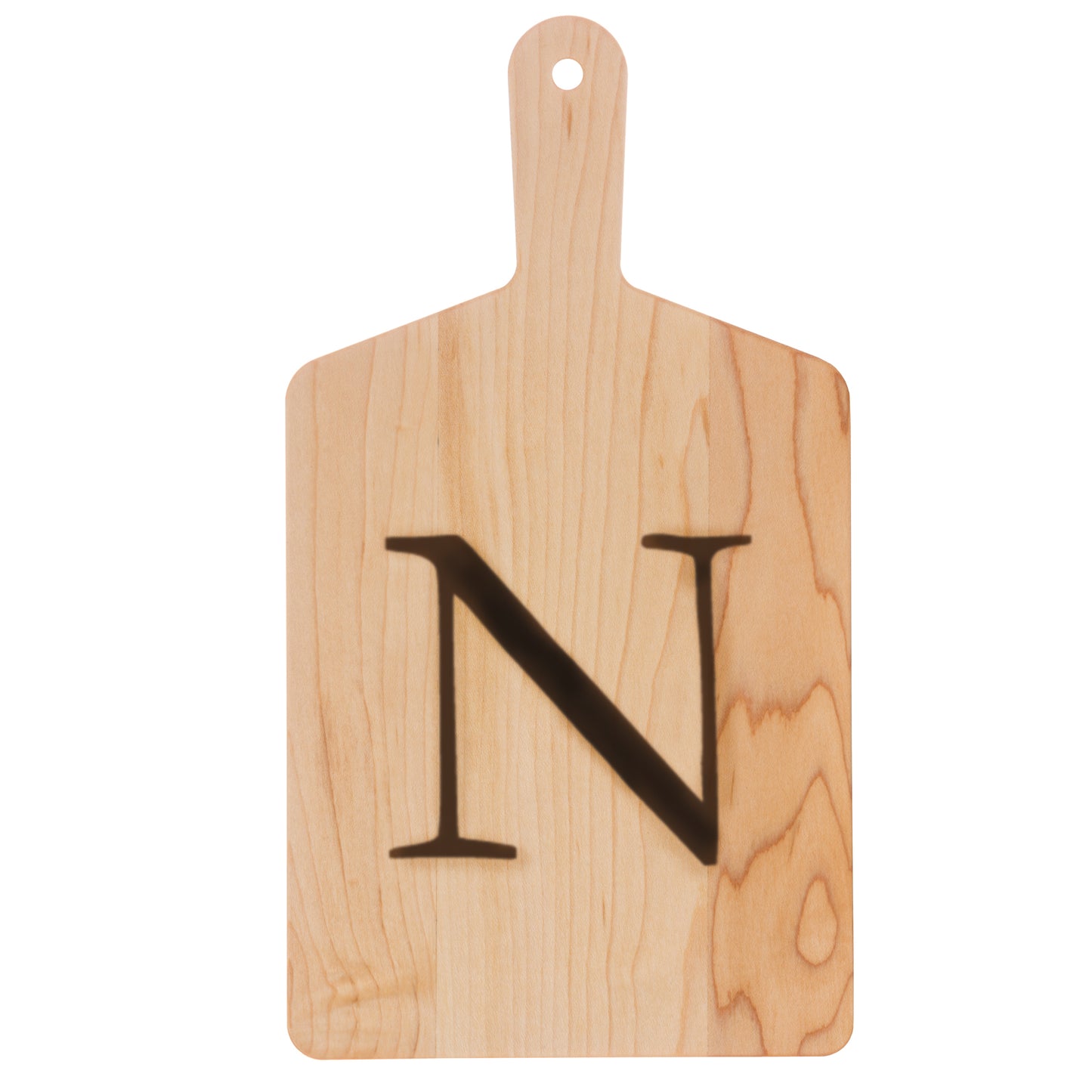 Monogrammed Maple Cheese Board Gift Pack