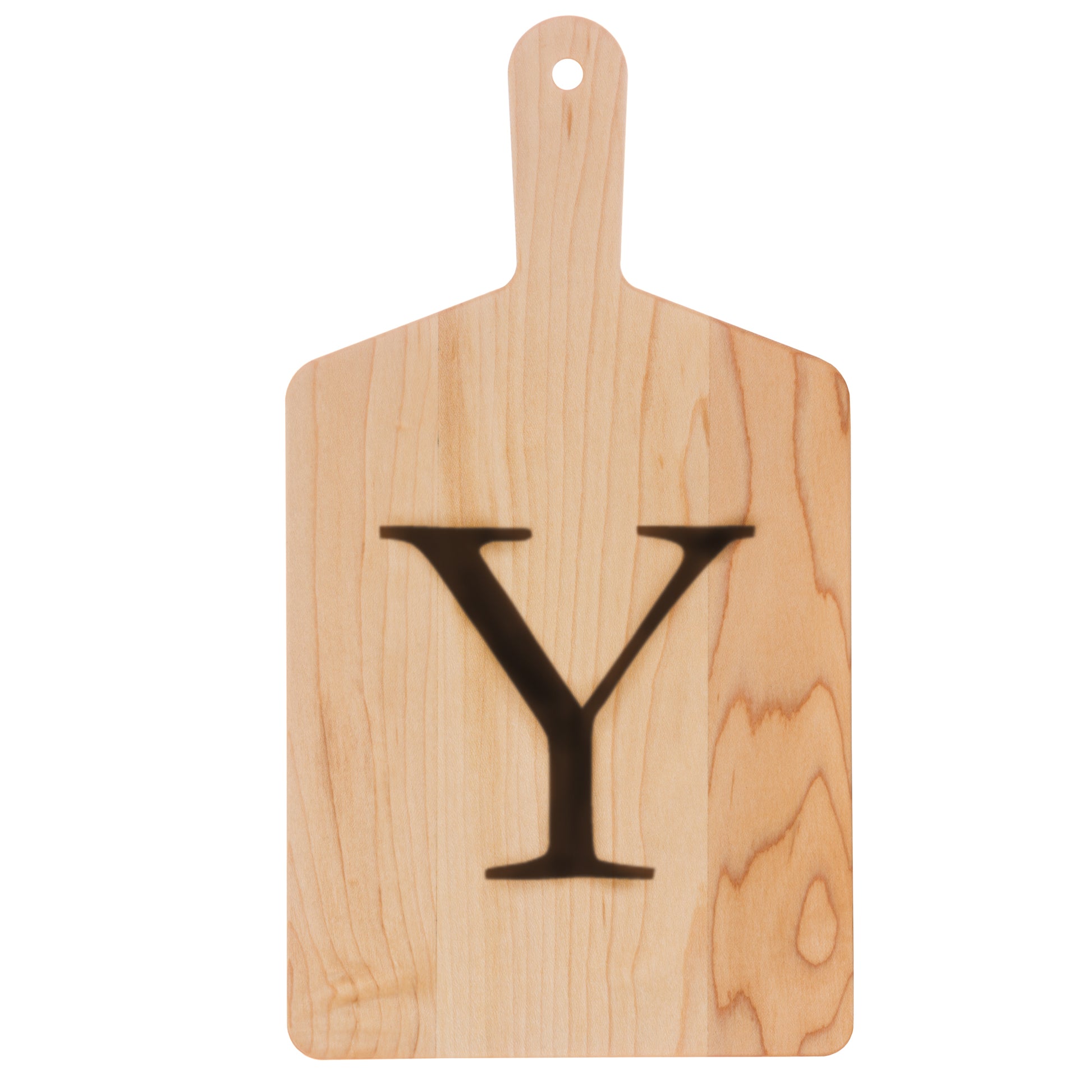 Monogrammed Maple Cheese Board Gift Pack