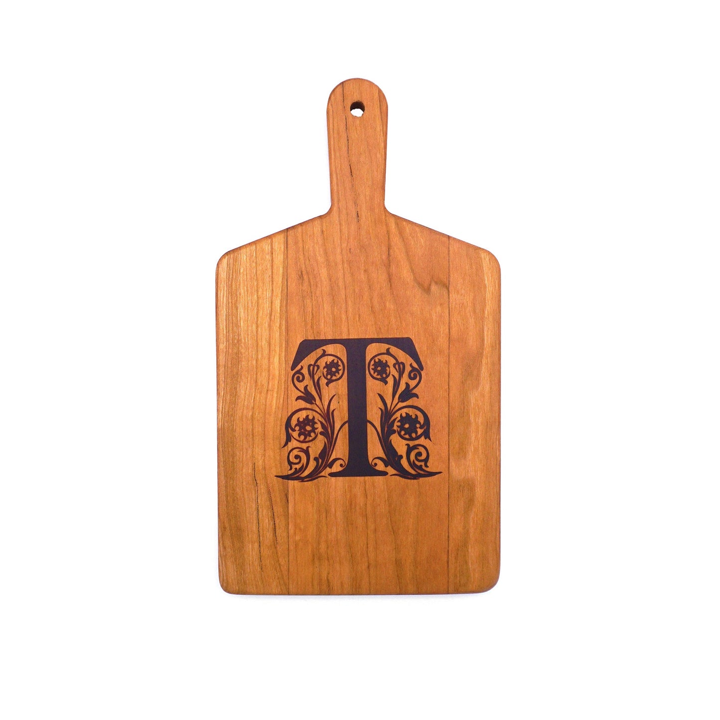 Monogrammed Cherry Cheese Board