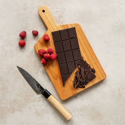 Cherry Rectangle Handle Cheese Board-11" x 6"