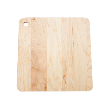 Maple Square Cheese Board-9 1/2" x 9"