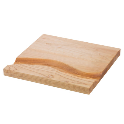 Maple Square Cheese Board With Cracker Groove-12 1/4" x 12 1/4"
