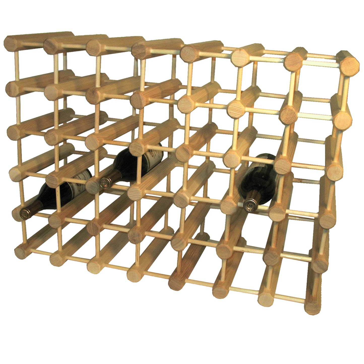 40 Bottle Wooden Wine Rack