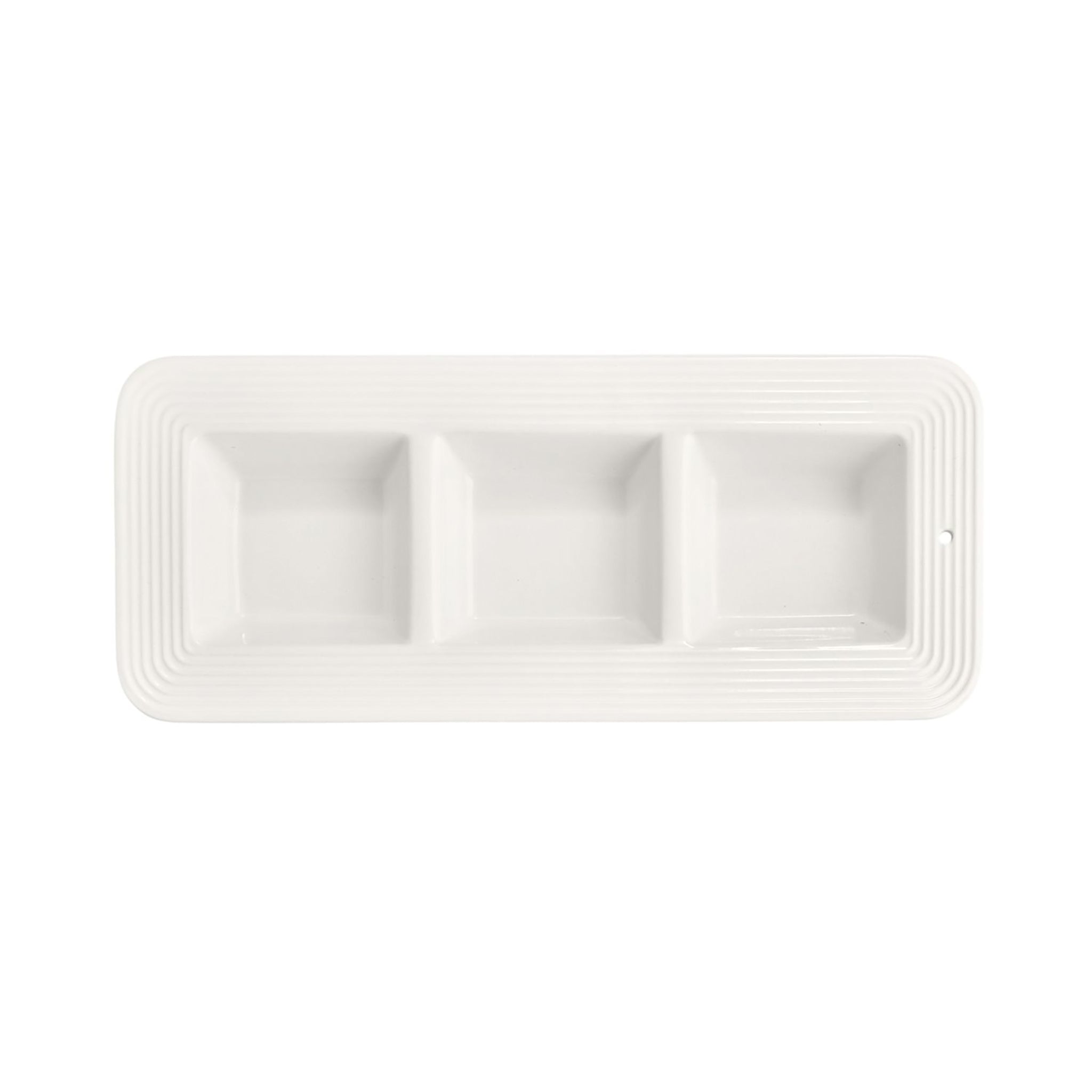 Nora Fleming Pinstripe Garnish Dish- 15 1/4