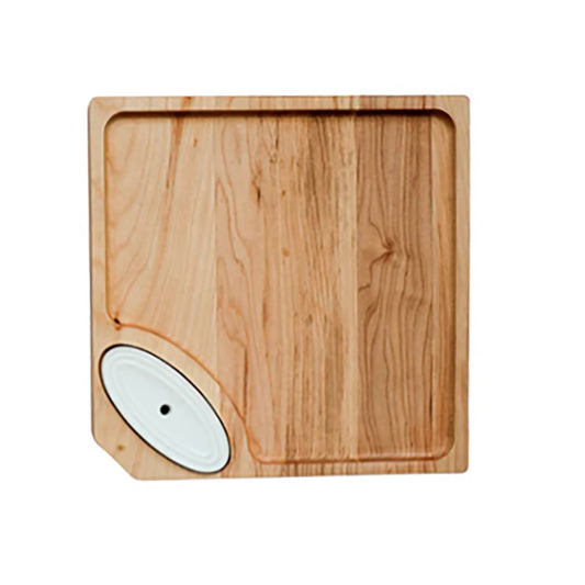 Nora Fleming Maple Cheese Board with recess