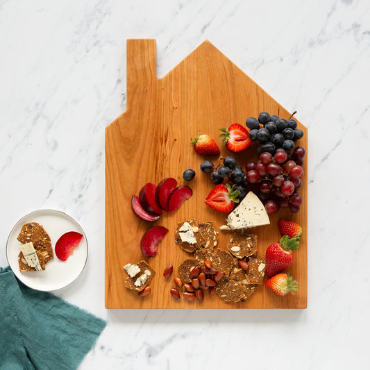 Cutting Board - 16x12 Inches Large Wood Cutting Board - Oak Cutting Board -  Steak Board - Fruit Cutting Board - Real Wood Cutting Board - Oval Chopping  Board for Kitchen 