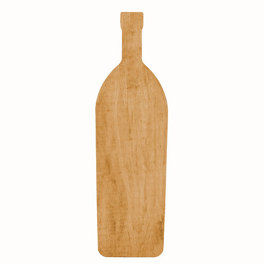 Novelty Wine Bottle Shaped Board-20" x 6"