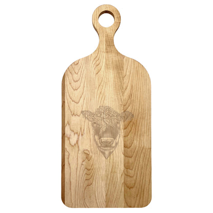 Laura Zindel Large Maple Paddle Serving Board - More designs available
