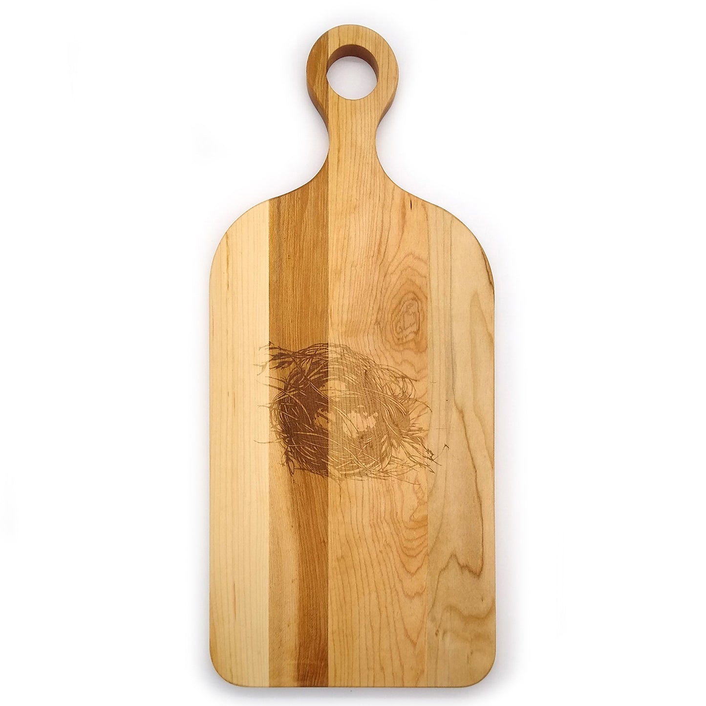 Laura Zindel Large Maple Paddle Serving Board - More designs available