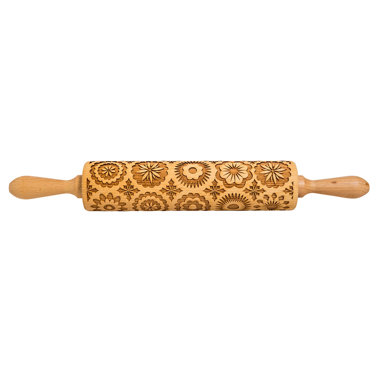 Embossed Rolling Pin-17"L x 2.5"