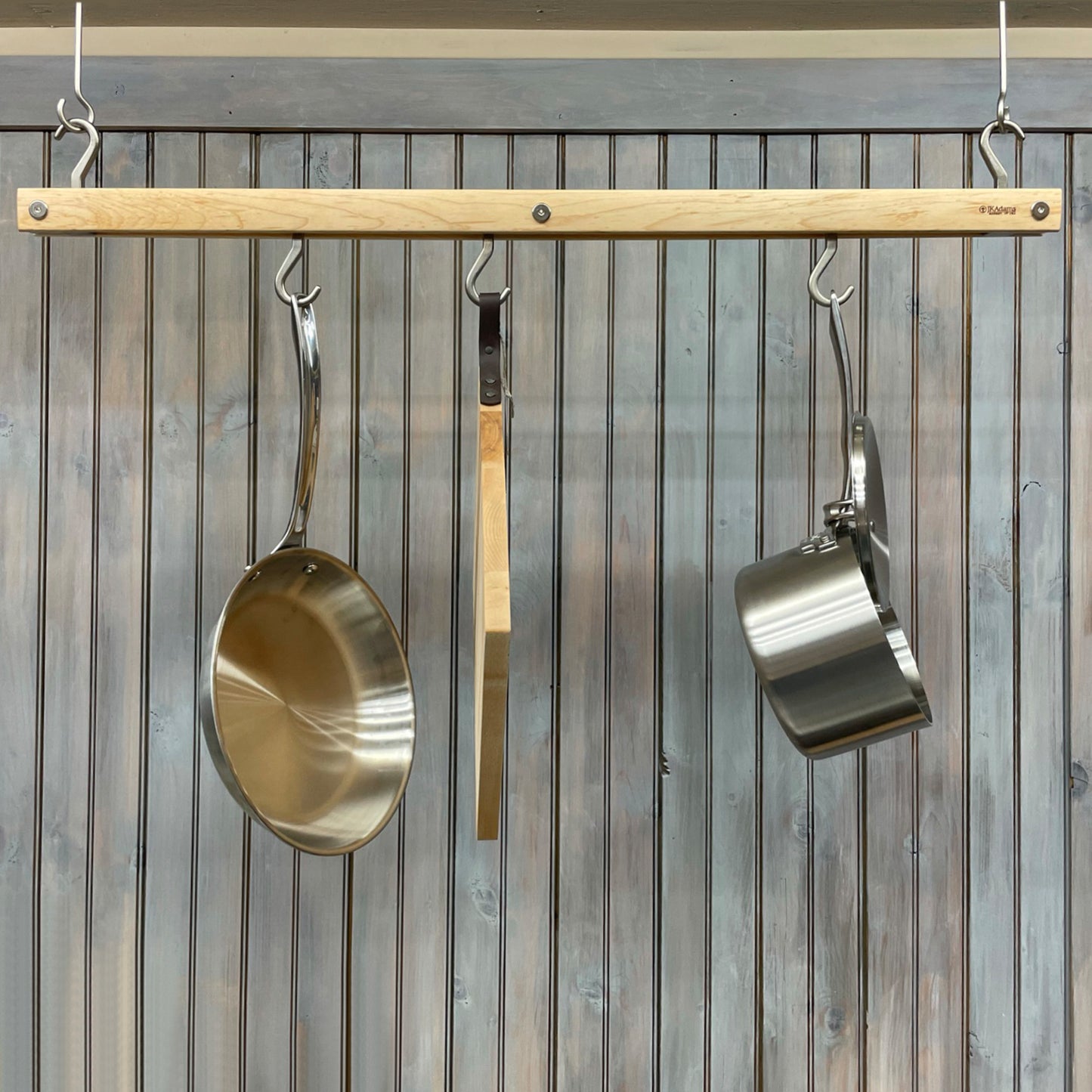 Maple Hanging Bar Pot Rack