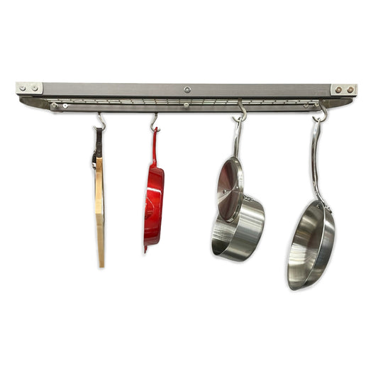 Maple Hanging Oval Pot Rack-39" x 13"