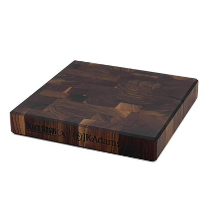 Black Angus Walnut End Grain Cutting Board-12" x 12"