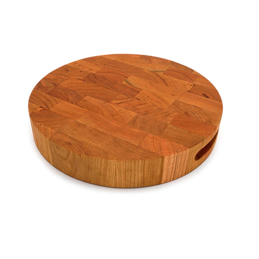 Professional End Grain Cherry Board-12" Round