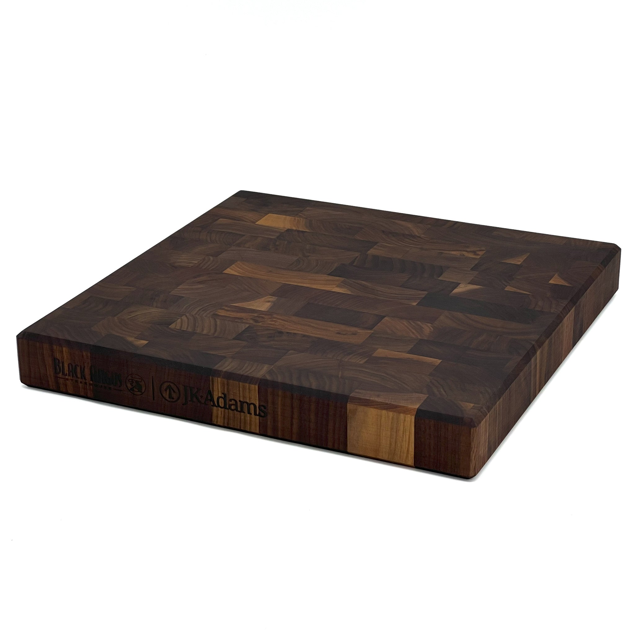Black AngusWalnut End Grain Cutting Board 16" x 16" JK Adams