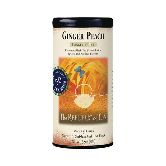 Republic of Tea Ginger Peach Tea Bags