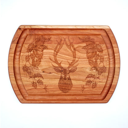 Laura Zindel Cherry Reversible Carving Board - More designs available