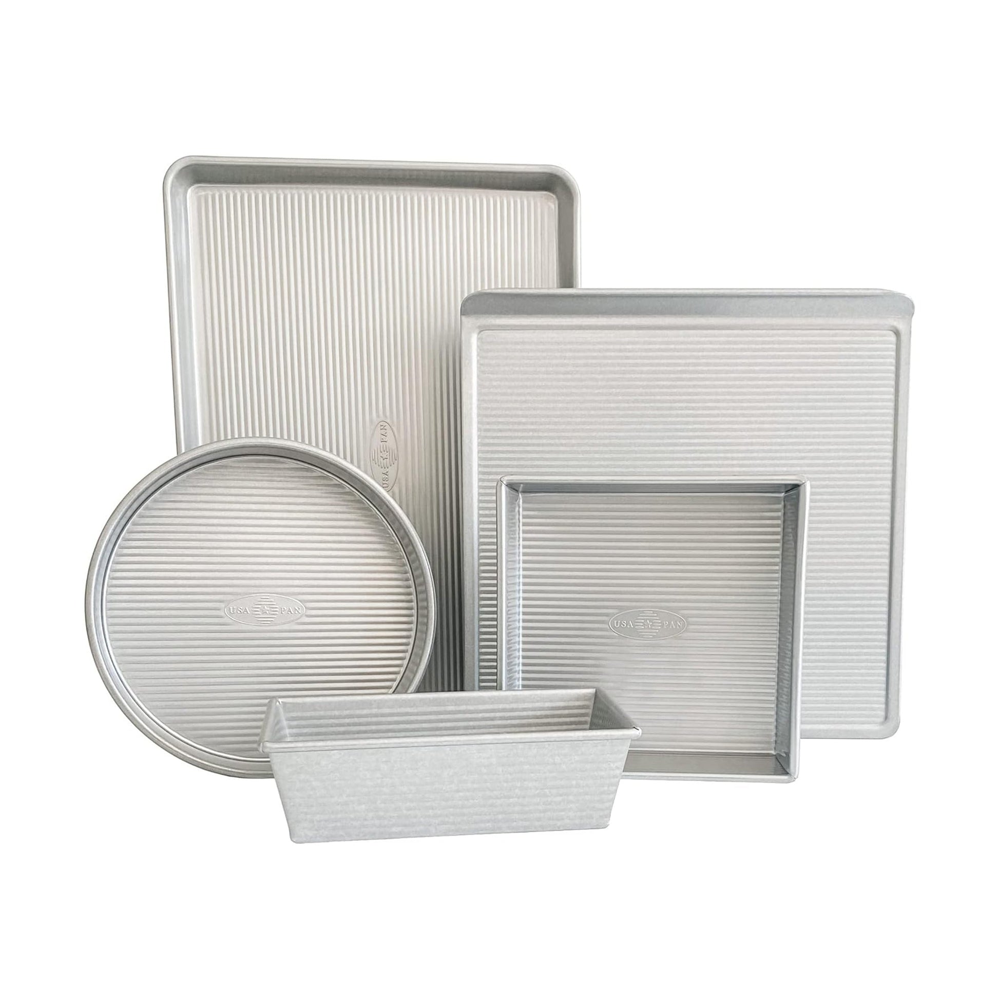 JK Adams - USA Pan 5 Piece Nonstick Bakeware Set