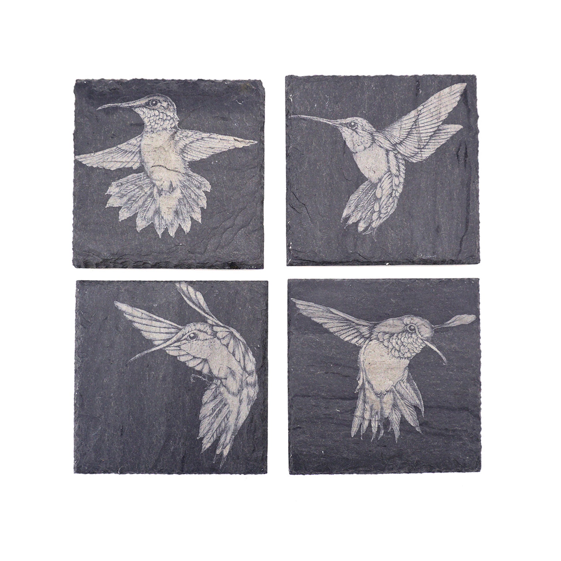 Laura Zindel Slate Coasters - More designs available