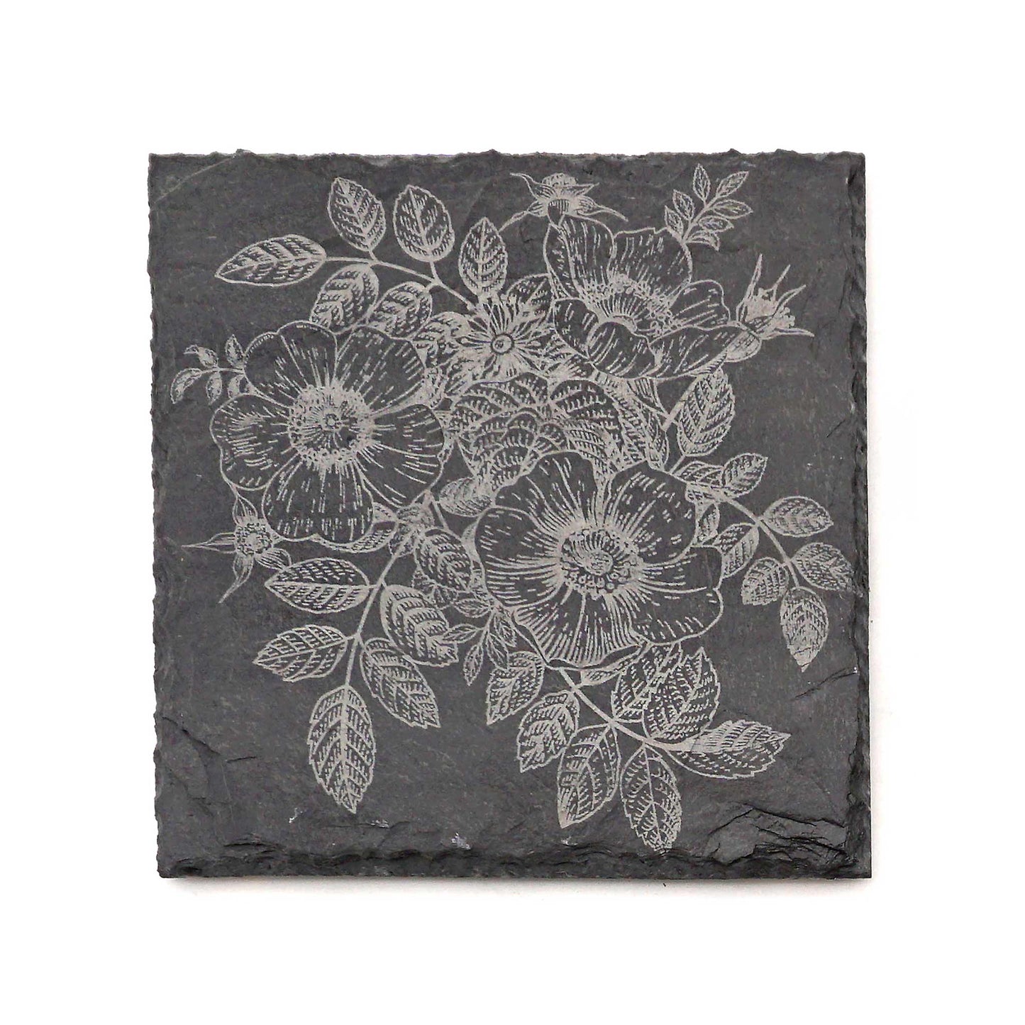 Slate Coasters-Wild Roses