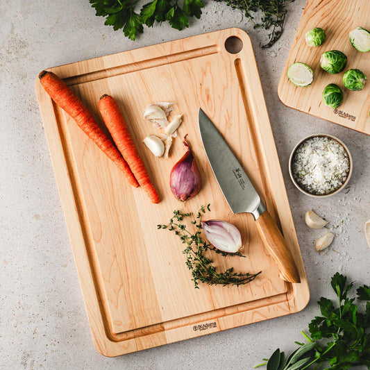 Maple Prep Cutting Board with Juice Groove-16" x 12"