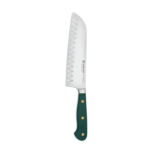 WÜSTHOF Classic 7" Hollow Edge Santoku Knife-Rosemary