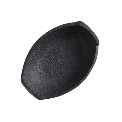 Cast Iron Oval Embossed Bowl