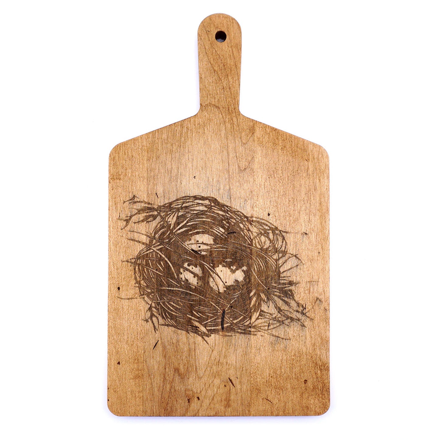 Laura Zindel Artisan Maple Rectangle Handled Serving Board - More designs available