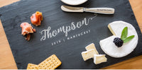 Personalized slate serving boards