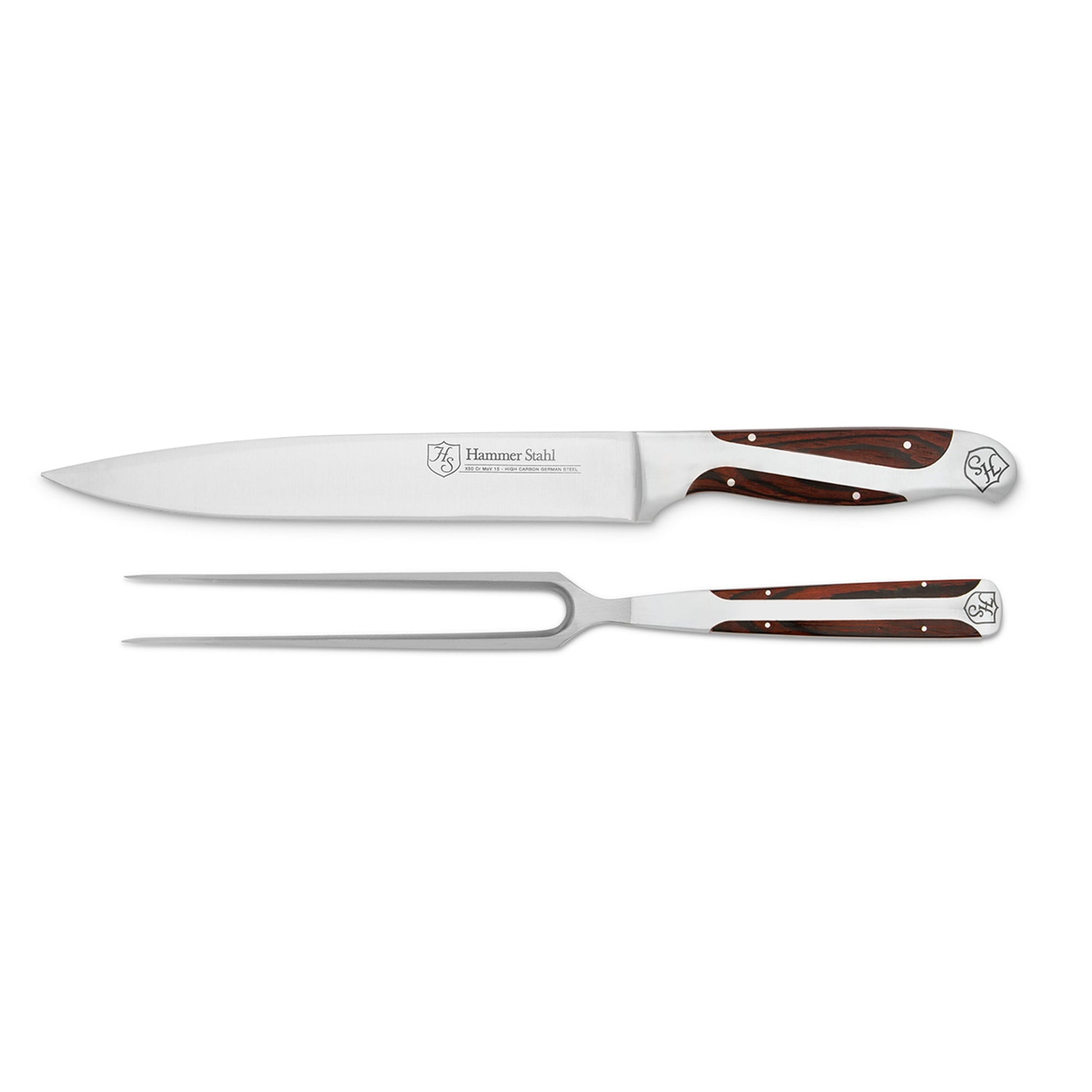 Carving Knife and Fork Set - Hammer & Tine - Carving Set