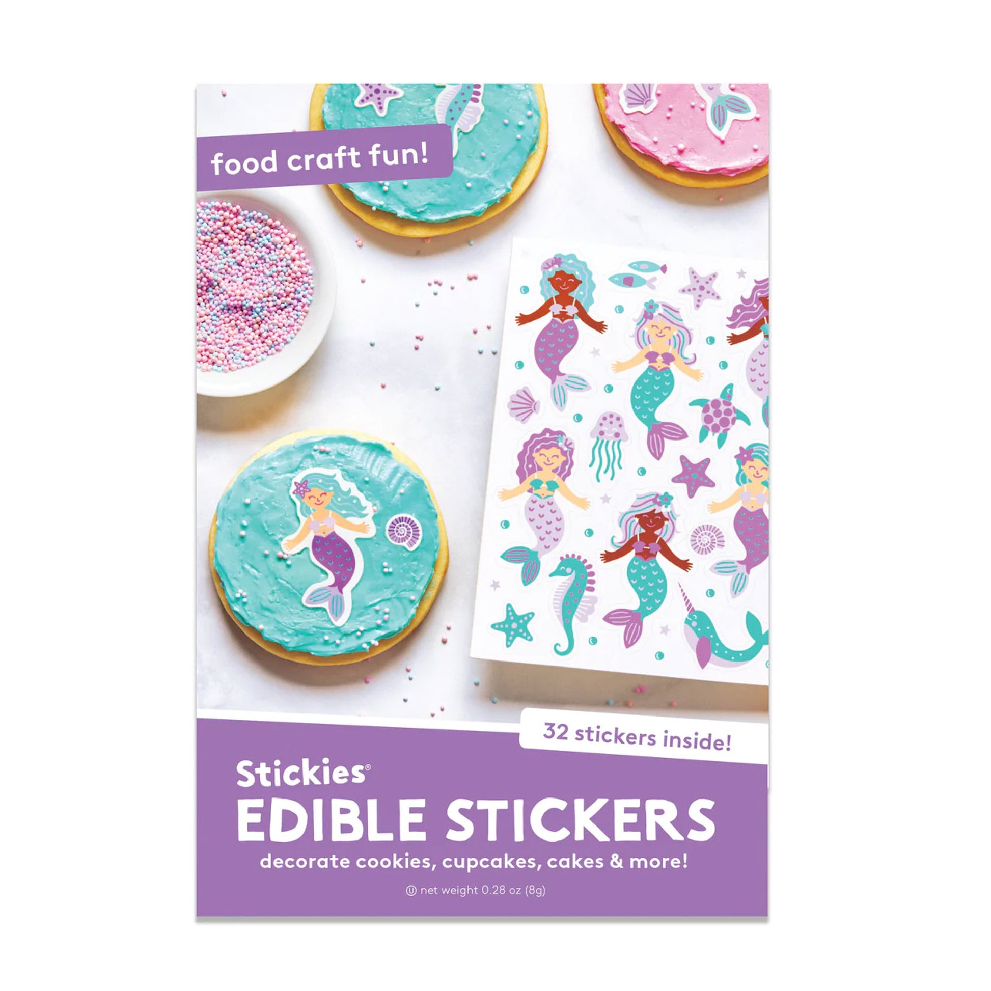 Mermaid Life Edible Stickers