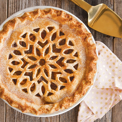 Reversible Pie Topper-Lattice & Hearts