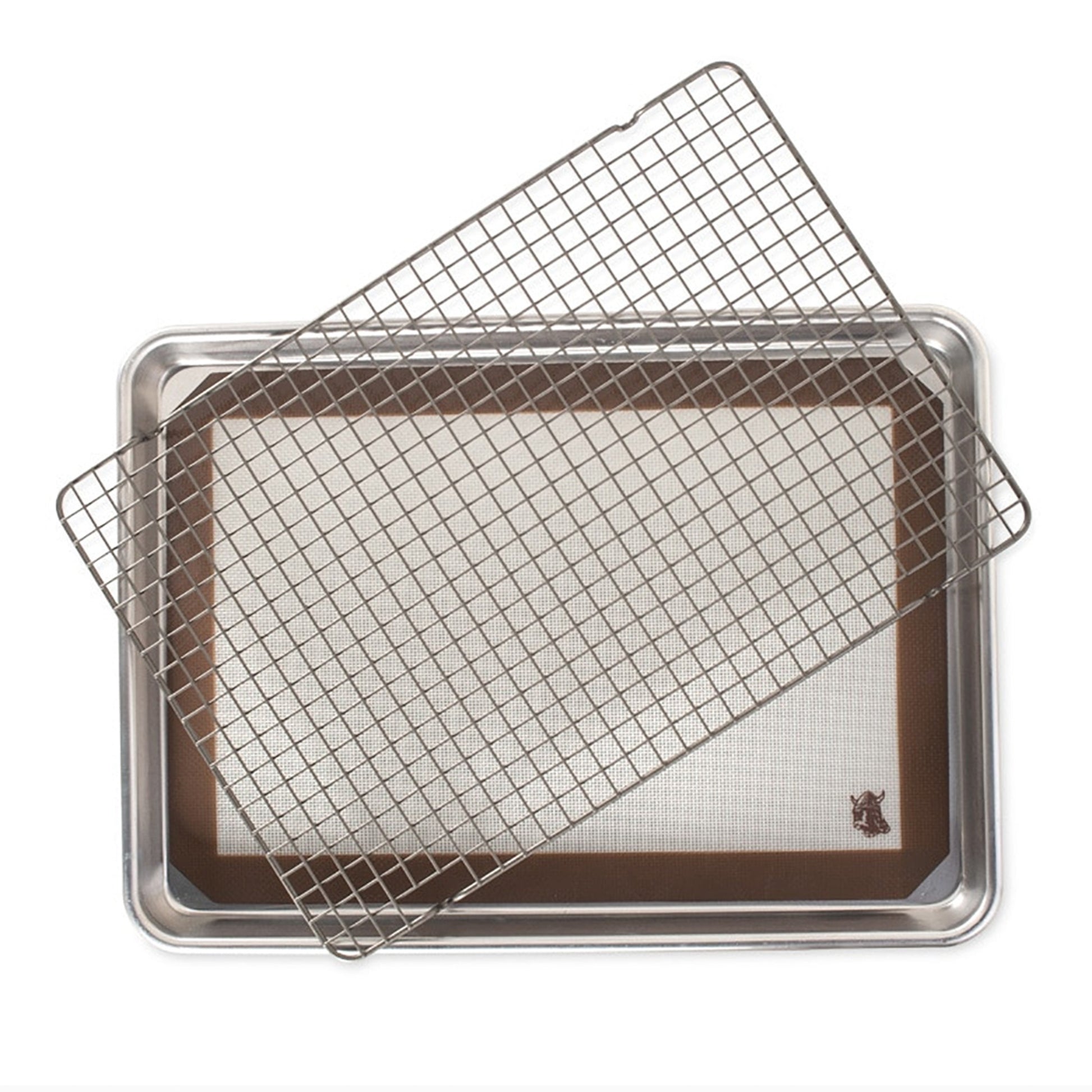 USA Pan Bakeware Aluminized Steel 6 Pieces Set, Cookie Sheet, Half