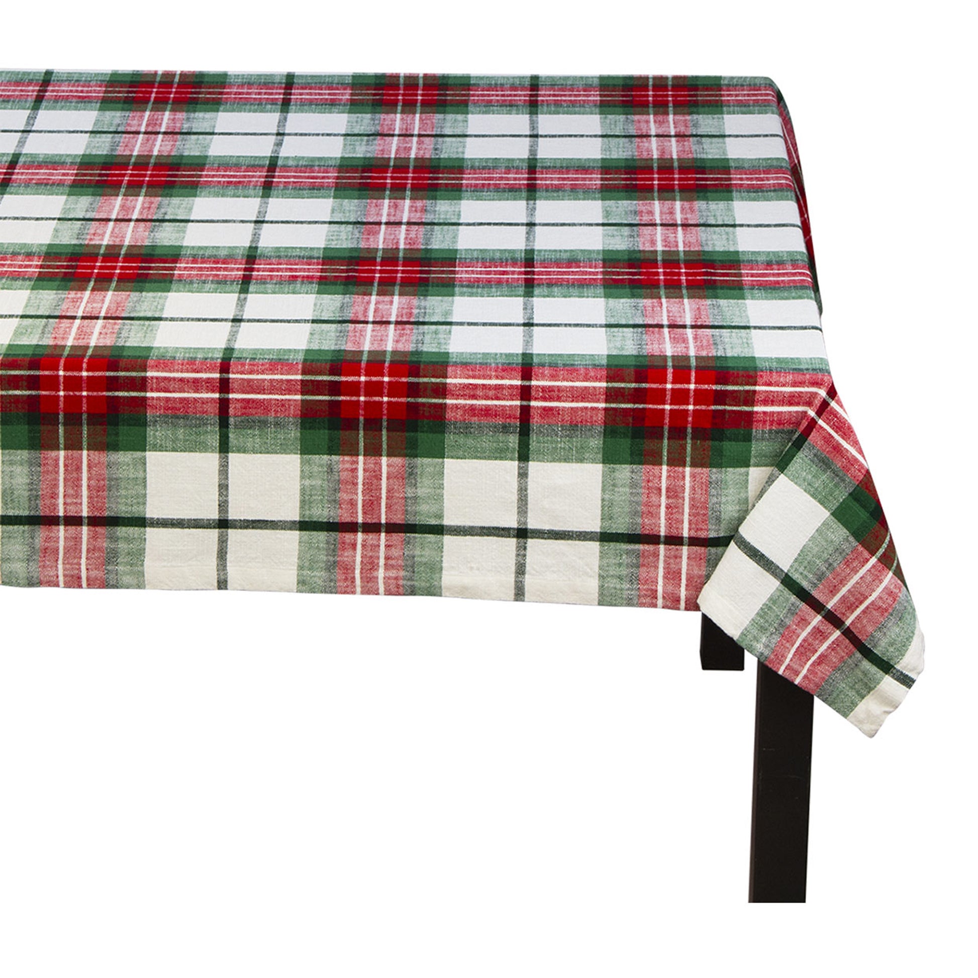 Festive Plaid Tablecloth