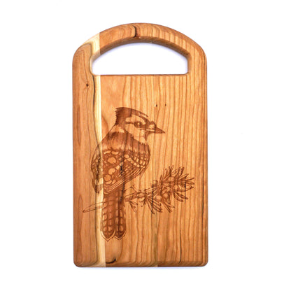 Laura Zindel Cherry Serving Board with Oval Handle-More Designs Available