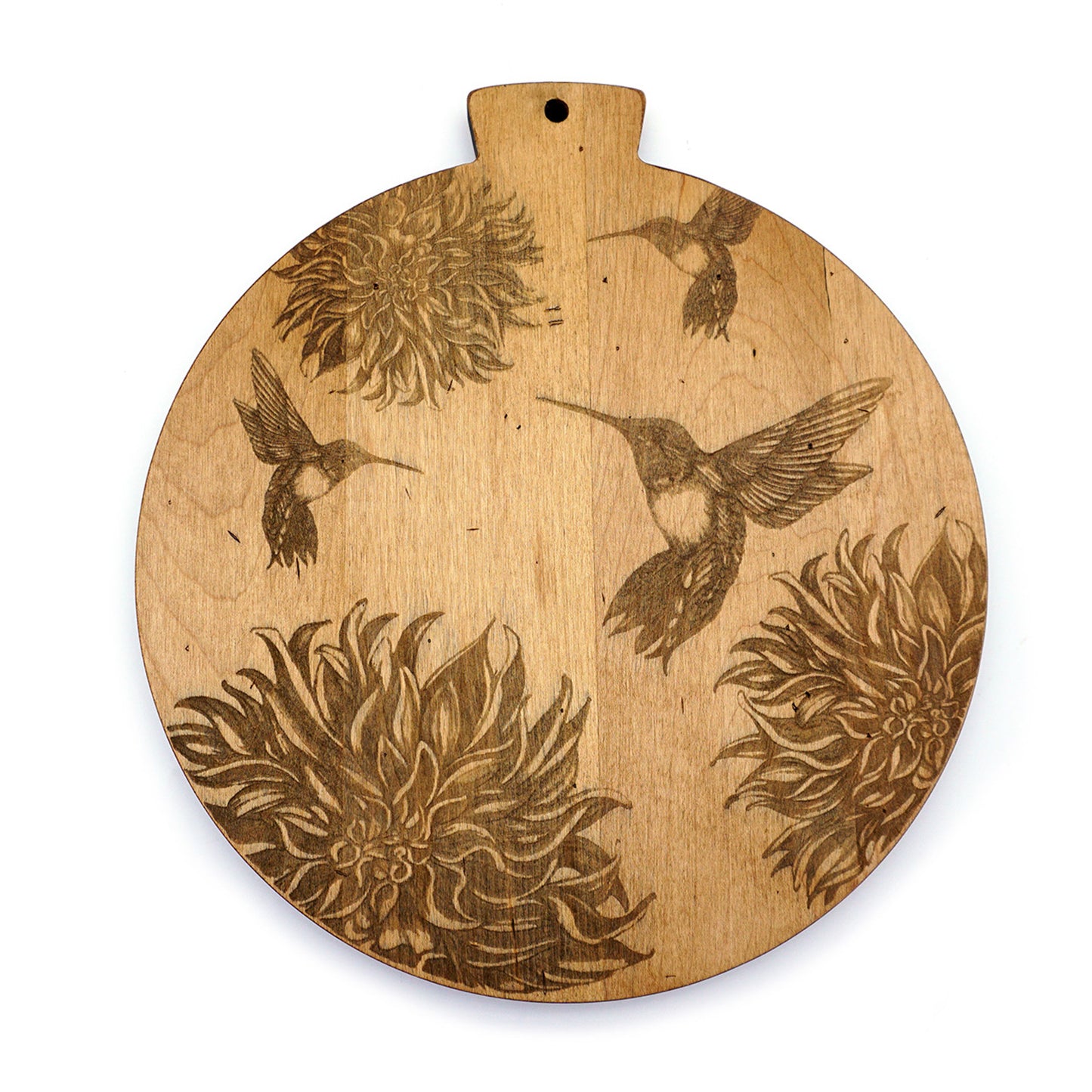 Laura Zindel Artisan Maple Round Serving Board - More designs available