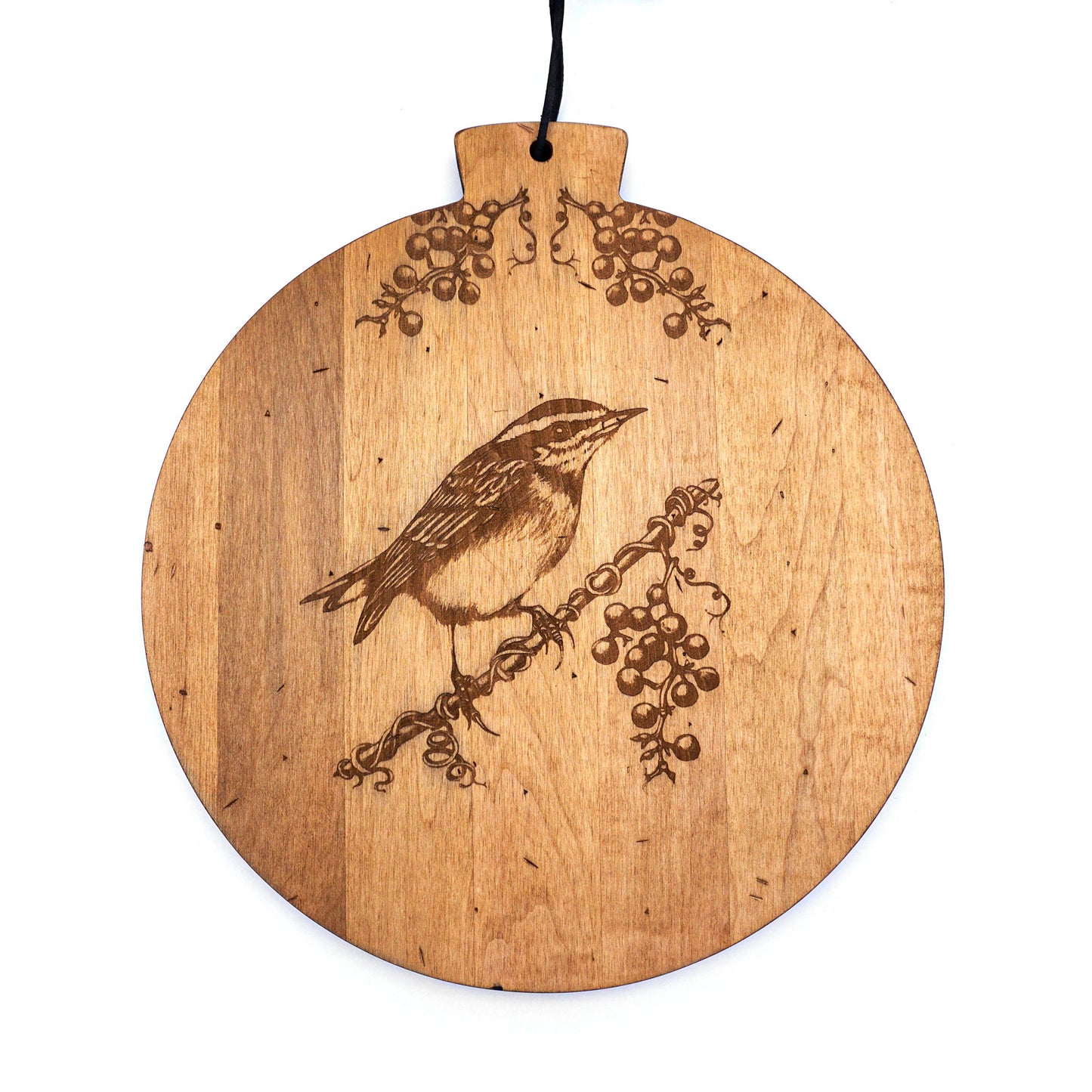 Laura Zindel Artisan Maple Round Serving Board - More designs available