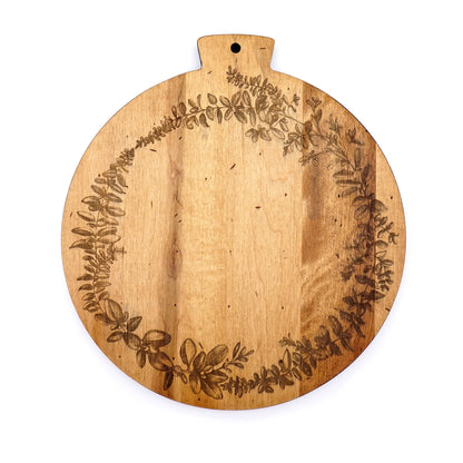 Laura Zindel Artisan Maple Round Serving Board - More designs available