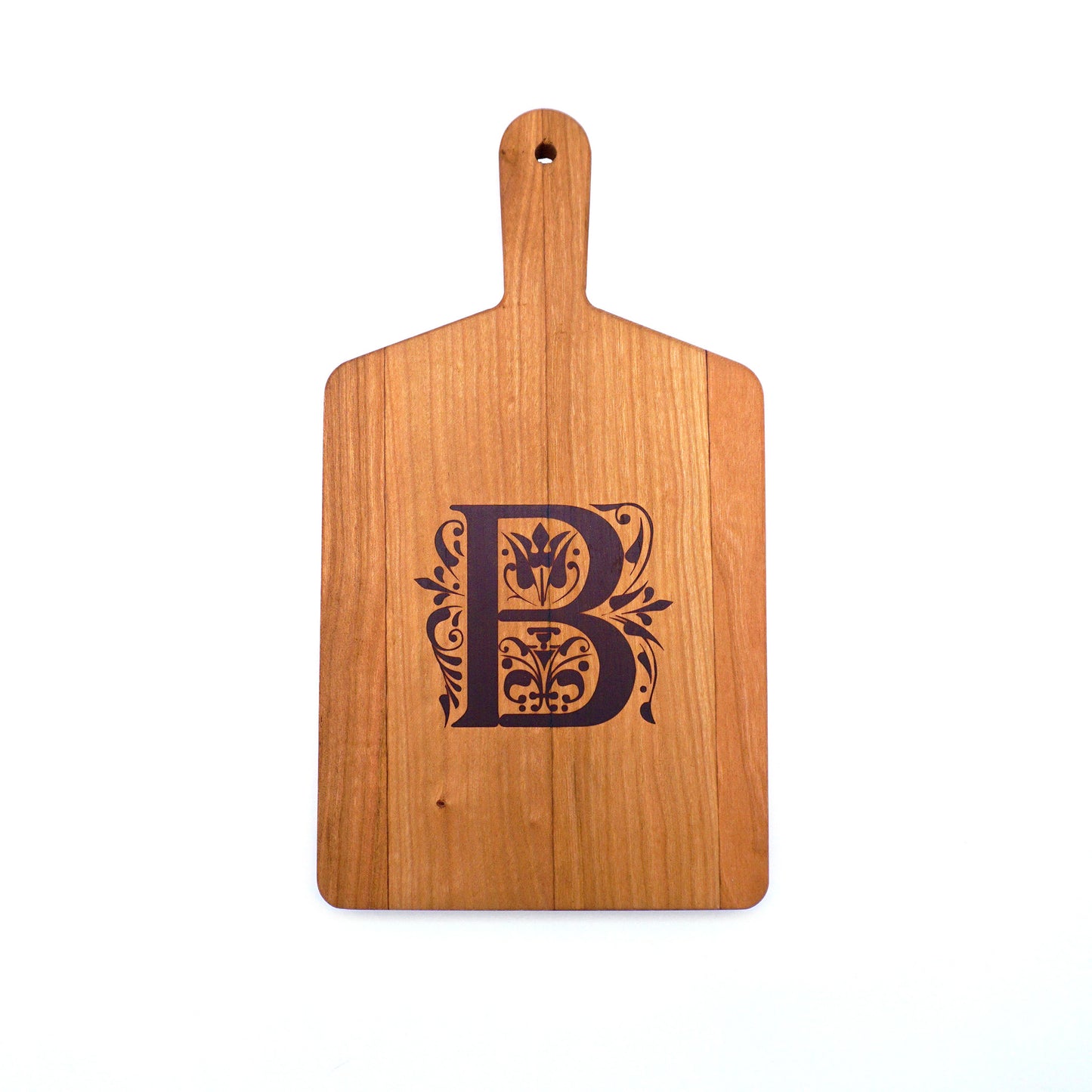 Monogrammed Cherry Cheese Board