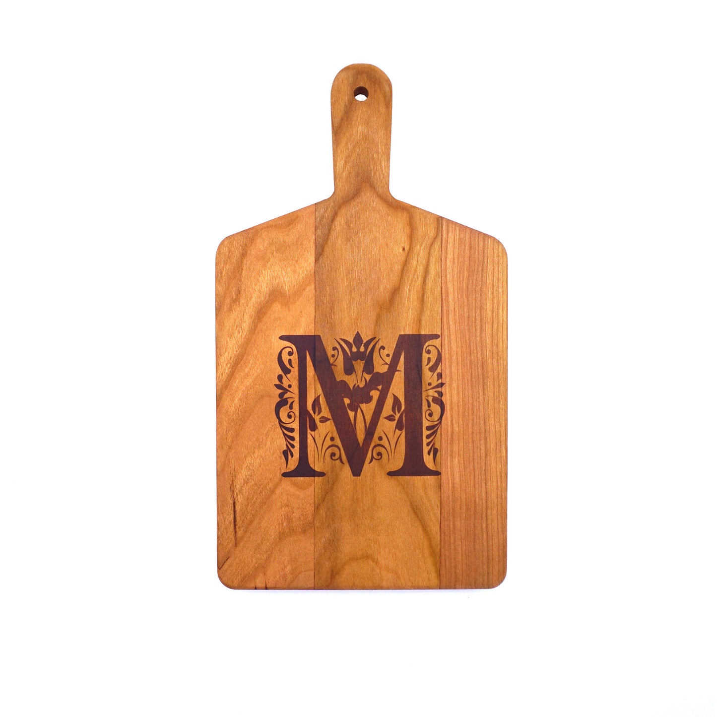 Monogrammed Cherry Cheese Board