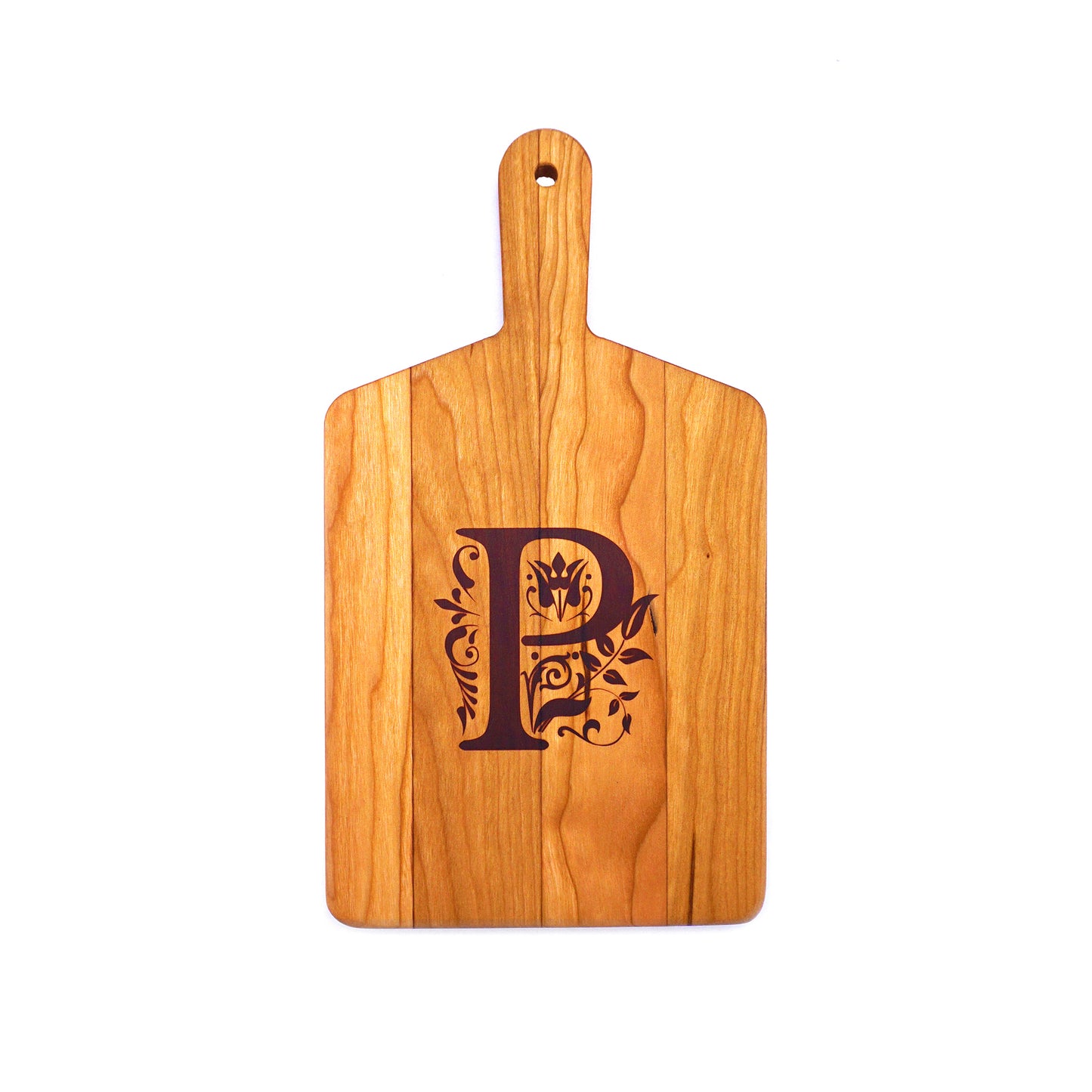 Monogrammed Cherry Cheese Board