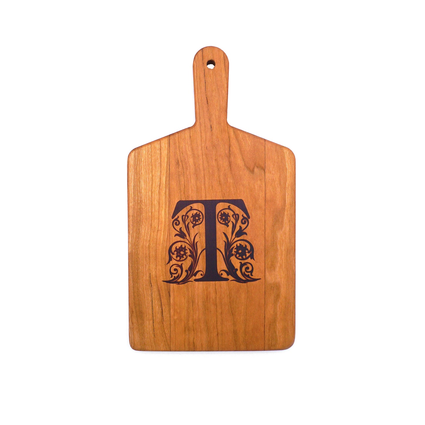 Monogrammed Cherry Cheese Board