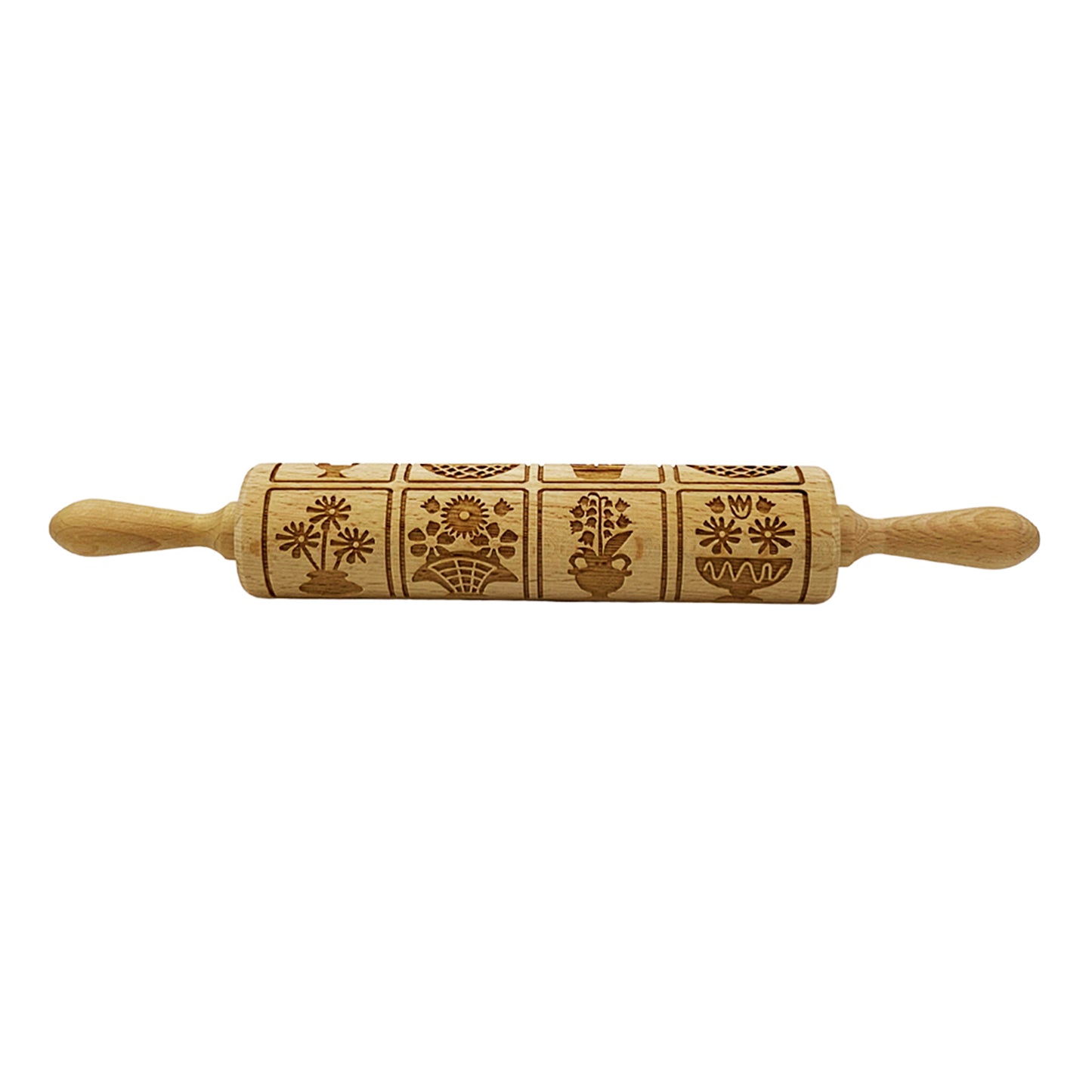 Embossed Rolling Pin-17"L x 2.5"