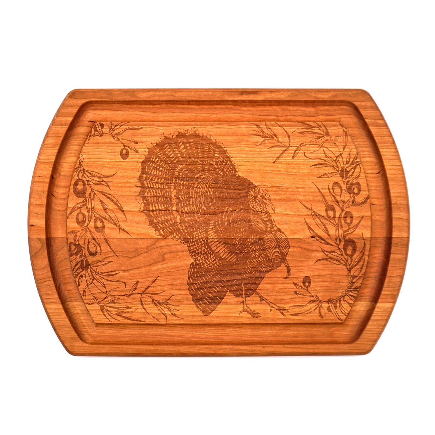 Laura Zindel Cherry Reversible Carving Board - More designs available